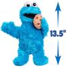 Just Play Sesame Street 13.5-inch Nom Nom Cookie Monster Plush with Sounds and Motion, Blue, Kids Toys for Ages 18 Month