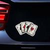 Reflect Graphics Playing Cards Vinyl Car Truck Window Laptop Helmet Decal Sticker