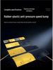 Heavy-Duty Rubber Steel Speed Bump for Community Parking