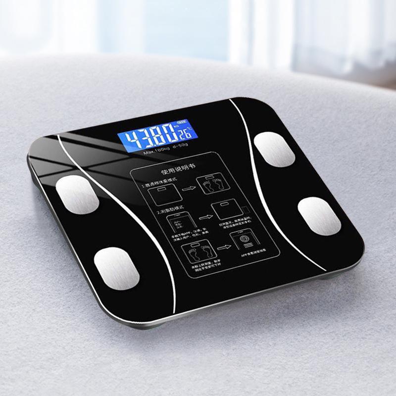 Bluetooth Rechargeable Smart Body Scale for Women - High-Precision, Connects to Phone