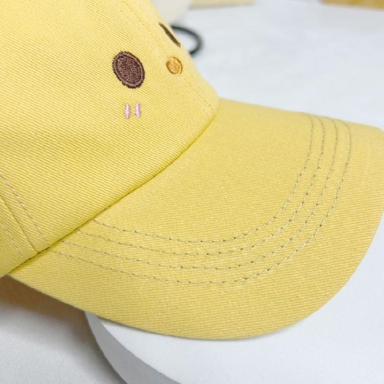 Summer Breathable Unisex Caps Embroidered Pig Design Adjustable Design For Different Ages Outdoor Sports And Vacation