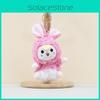 Super Soft Velvet Plush Bunny Keychain Cute Cartoon Character For Little Ones