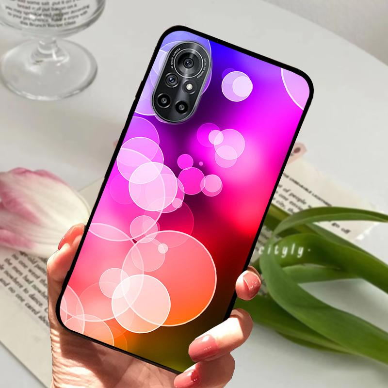 For Honor V40 Lite Case Marble Cool Soft TPU Silicon Phone Cover For Huawei Nova 8 4G 5G Protective Shell Bumper Capa Nova8 Pro