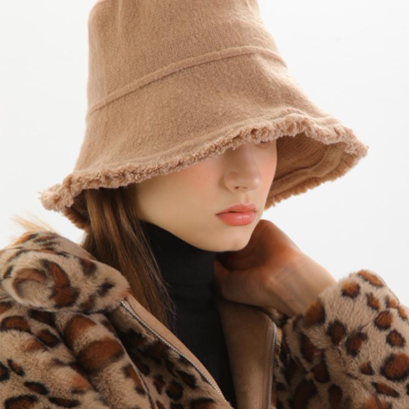 

Вязаная шляпа-ведро из проволоки WHITE SANDS, серо-бежевый single type