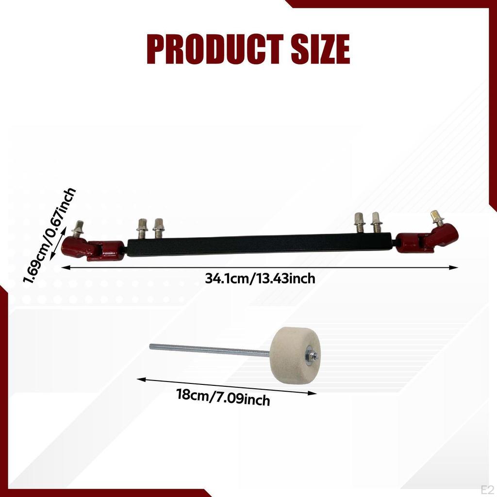 Double Bass Drum Pedal Drive Shaft
