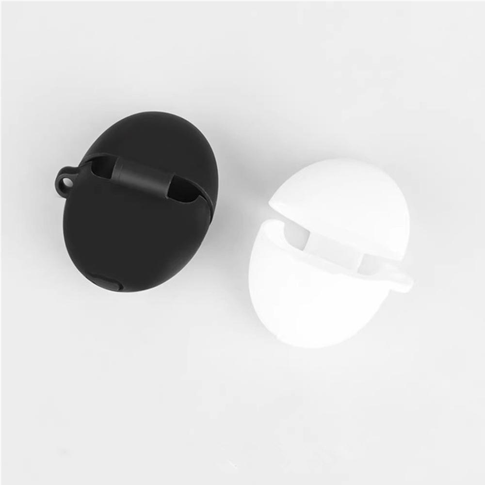 For Huawei FreeBuds 6 Silicone Case Wireless Earphones Protective Cover with Anti-Lost Buckle