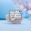 Adorable Cartoon Cat Themed Metal Brooches For Fun Fashionable Accessories For Everyone
