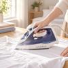 Corded Steam Iron Ergonomic 2400W AntiDrip for Clothing Maintenance, Household Laundry,