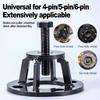 Bearing Remover Brake Drum Puller Tool For Tricycles Repair Bearing Removal Tool For 4/5/6 Hole Wheels Quick Disassembly