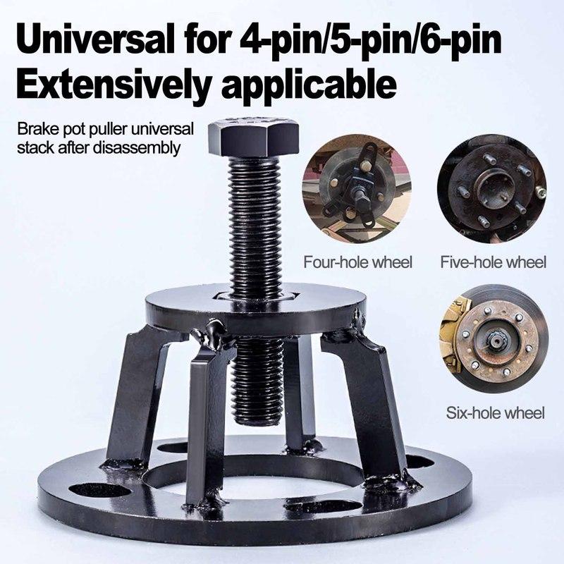 Bearing Remover Brake Drum Puller Tool For Tricycles Repair Bearing Removal Tool For 4/5/6 Hole Wheels Quick Disassembly