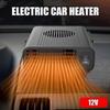 120w Electric Car Heater Dc 12v Heating Fan Defogger Defroster Demister Portable