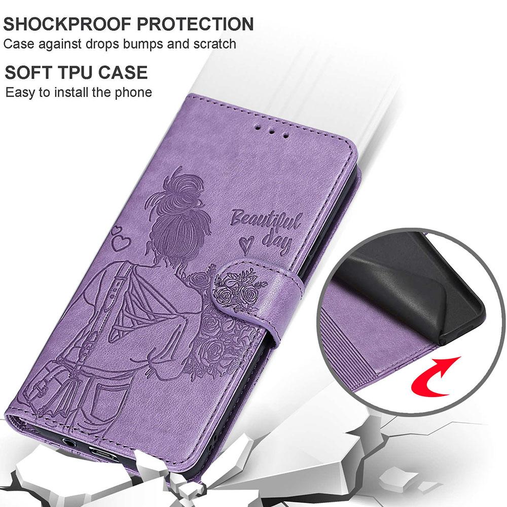 Stand Flip Wallet Case For OPPO A15 A15S A16 A52 A72 A92 A53 A53S A54 A55 A57 A57S A77 A58 A5 2020 A9 2020 Leather Protect Cover