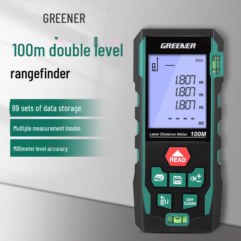 

Green Forest High-Precision Handheld Laser Distance Meter 50m upgraded version