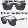 2025 Fashion Night Vision Glasses PC Frame Polarized Sunglasses Men Outdoor Sport Glasses Day Driver Night lens Goggles