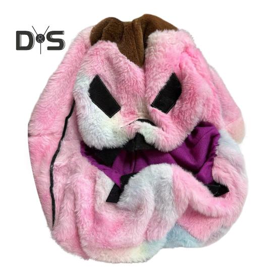 Halloween Pumpkin Motorcycle Helmet Cover High Visibility Dustproof Plush Cartoon Pumpkin Head Motorbike Full Helmet Protector Guard