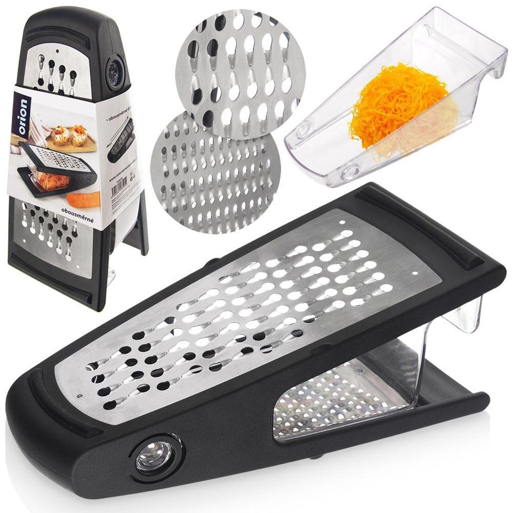 Steel kitchen grater with 24 cm container