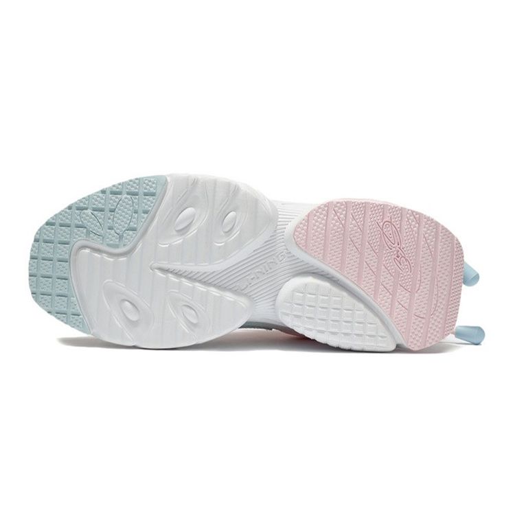 Li Ning Casual Starry Cushioning Non-Slip Wear-Resistant Low-Top Running Shoes Kids sneaker Sakura-Pink YKCS006-4