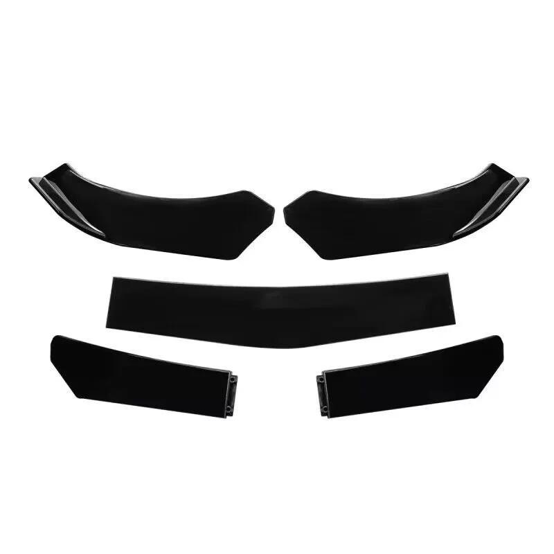 5Pcs ABS Material Universal Car Front Bumper Separator Bumper Lip Body Kit Duck Lip Separator For Subaru BRZ Car Accessories