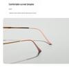 Retro Rhinestone Cat-eye Anti-Blue Light Glasses: Fashionable Color-changing Metal Frames