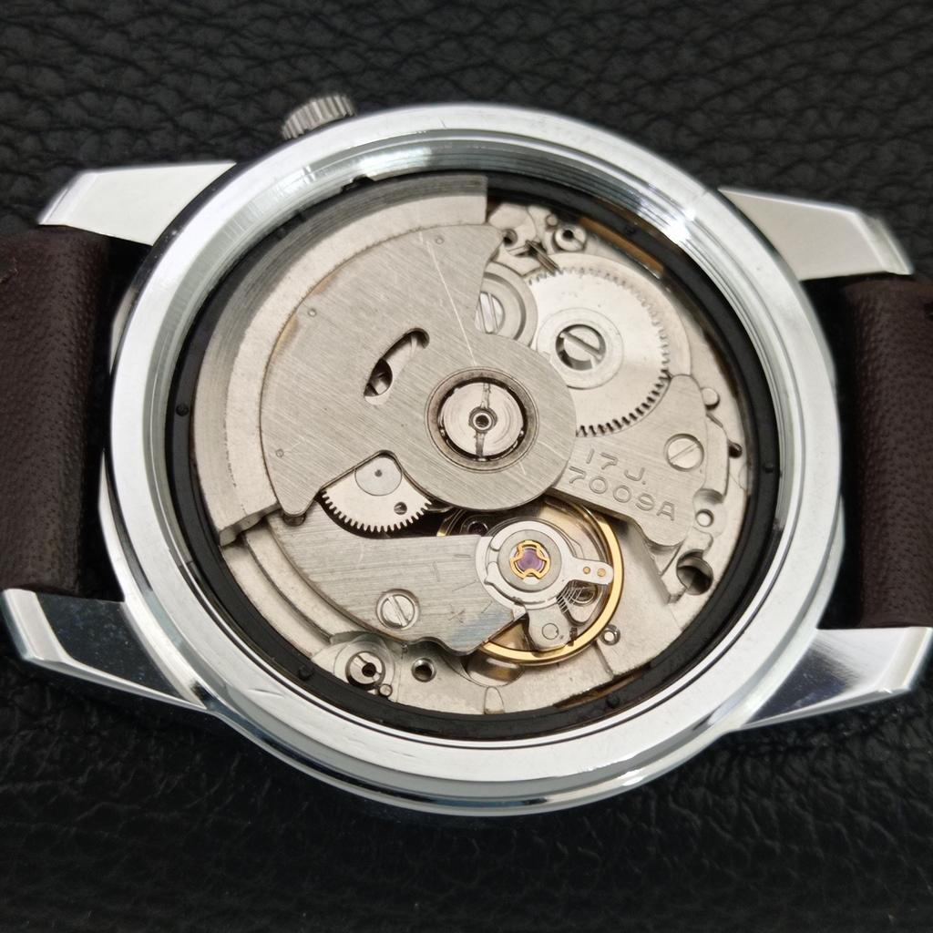 SEIKO 5 AUTOMATIC VINTAGE REFURBISHED JAPAN MENS BROWN DIAL WATCH a445430-1