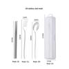 Portable 304 Stainless Steel Cutlery Set
