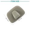 ACROPIX Interior Roof Insert Hook Hanger ABS Cover Trim for Volvo S90 V90 Gray 2pcs - -