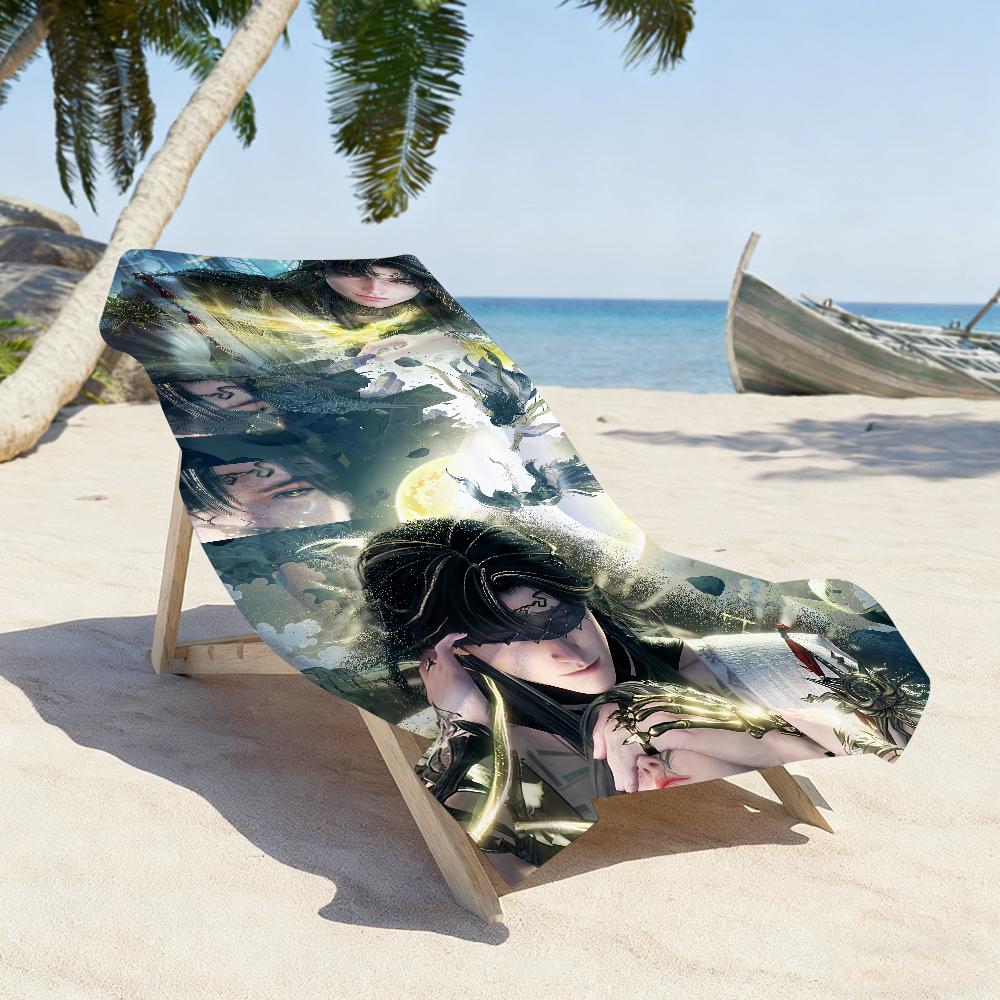 Game Love and D-Deepspace Zayne Towel Soft Pool Gift For Travel Gym Shower Camping Quick Dry Sports Large Beach Towel