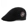 2025 Korean Version of The Fashion New Cap Women's British Style Versatile Cotton Beret Men's Casual Forward Hat Universal Tide