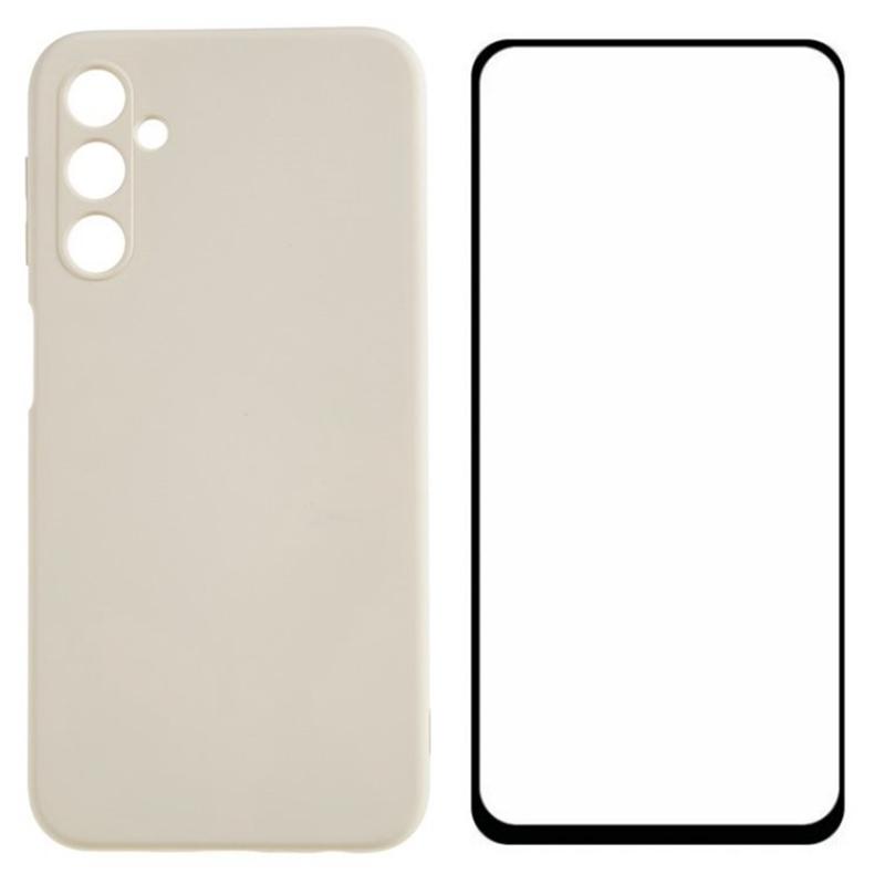 For Samsung Galaxy A54 5G Case with Screen Film TPU Phone Cover (Precise Cutout)