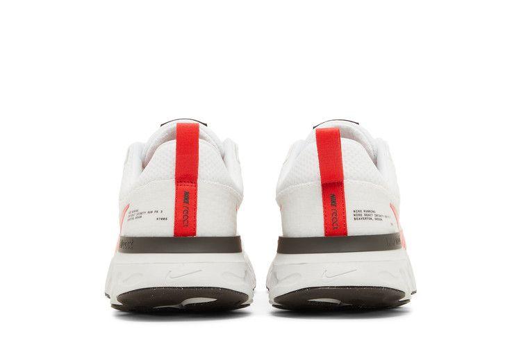 Nike React Infinity Run Flyknit 3 White Light Crimson Men's Sneakers