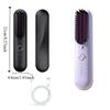 Anti-Scald Protection Electric Hair Straightener Brush Negative Ion Styling Tool  Gift Women