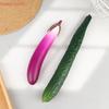 Realistic Soft And Safe Rtificial Simulation Vegetables Ornament Fake Cucumber Aubergine Display Replicas For Photography Props
