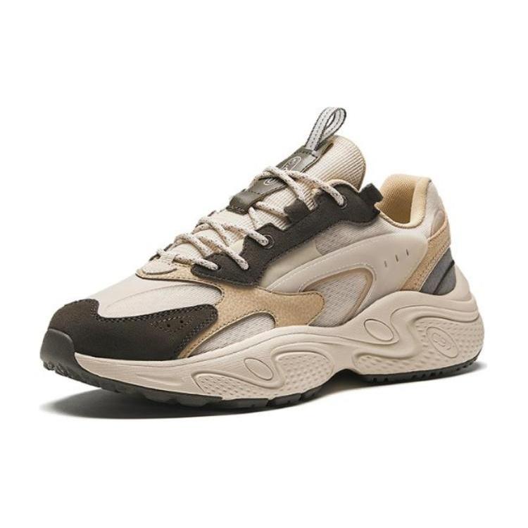 Anta Cushioning Abrasion Resistant Cushioning, Wear Resistant Low top Casual Shoes Men's Brown Black 112428853-6