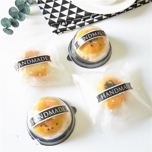 Ručně vyráběná pekařská pečetní nálepka Dárková balicí etiketa Sušenka Chléb Sušenka Cukroví Štítek 160ks/10 listů