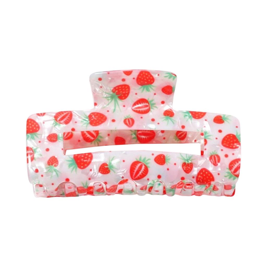 Lemon Fruit Hair Claw Clip For Women Slip Resistant Jaw Clamp Hair Accessories For Spring Theme Parties And Daily Use