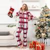 Christmas Parent-child Family Set Home Printed CHRISTMAS PAJAMAS Two-piece Set