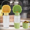 Portable Pet Water Bottle with Integrated Drinking Bowl – 2-in-1 Travel Solution for Dogs and Pets