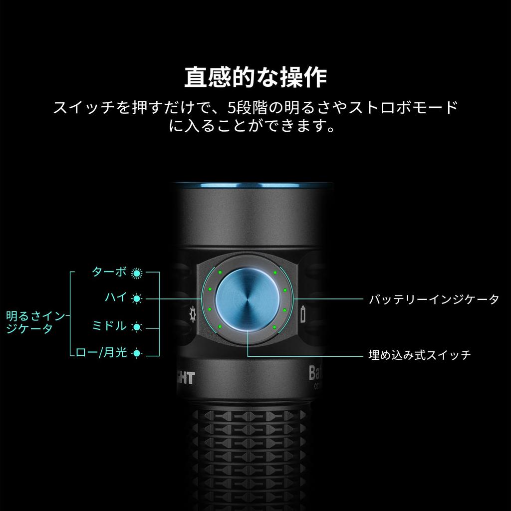 OLIGHT Baton Turbo Max 1000 510 EDC Handheld Perfect for and As a IPX8 Emergency and Power Outage Preparedness Flashlight, Lumens, Compact, Long-Range