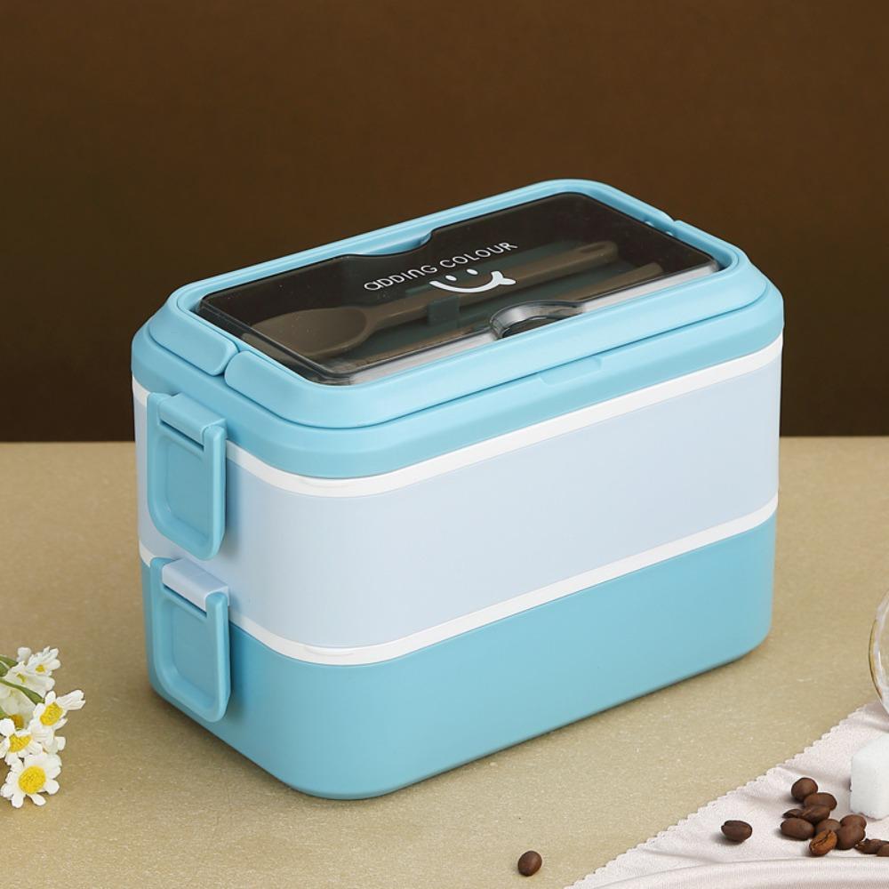 Multi-Layer Food Storage Container Foldable Handle Food Boxes 304 Stainless Steel Lunch Box  Worker