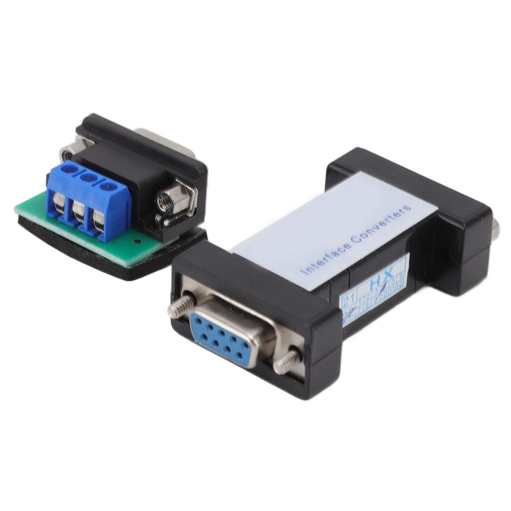 RS232 to RS485 Converter Bidirectional Interface ABS RS232 to RS485 Converter Adapter for Data Transmission