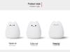 Cute Kitten Silicone Night Light - Eye Protection & Patting Feature for Cozy Atmosphere, Ideal for Dorms and Tables.