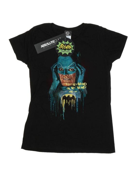DC Comics Womens/Ladies Batman TV Series Mind On My Money Cotton T-Shirt