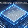Accesorii Auto Placă de Înmatriculare Solară cu Număr de Telefon Card de Parcare Temporară Luminoasă Iluminare LED Plăci Ascunse