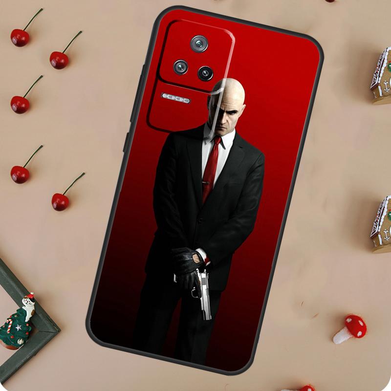 Man Hitman Agent Case For Xiaomi 15T 14T 13T Pro 17 Pro Max 14 15 Ultra POCO X7 F8 Pro X3 X5 X6 F5 F6 F7 Cover