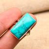 Amazing Santa Rosa Turquoise Gemstone 925 Sterling Silver Handmade Jewelry Ring