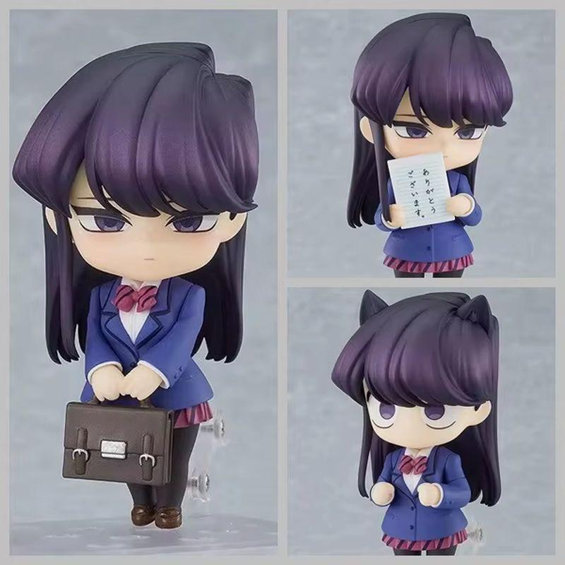 10cm Komi Shoko Komi-san wa Komyushou Desu 1853# 1853 Anime Figurine Action Figure Toys Doll Collection Christmas Gift With Box