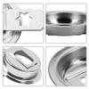 3Pcs Connection Ring Meat Grinder Accessories Stainless Steel Pastry Attachment  Biscuit Mold