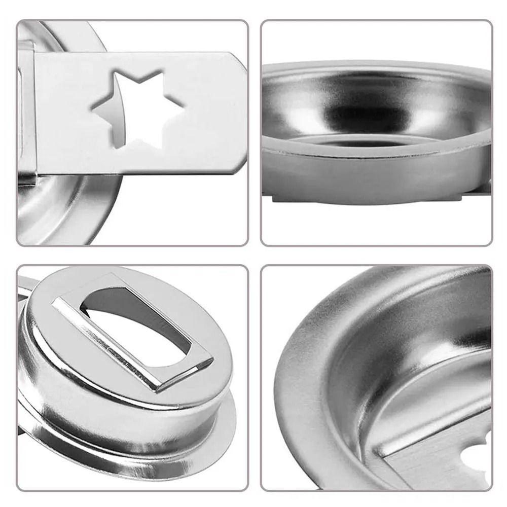 3Pcs Connection Ring Meat Grinder Accessories Stainless Steel Pastry Attachment  Biscuit Mold