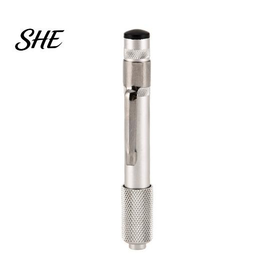 Fishing Tackle Sharpener Pen Type Portable Hook Sharpener, Heavy Duty Metal Sharpening Tool, Cutter Rod with Clip, Accessories