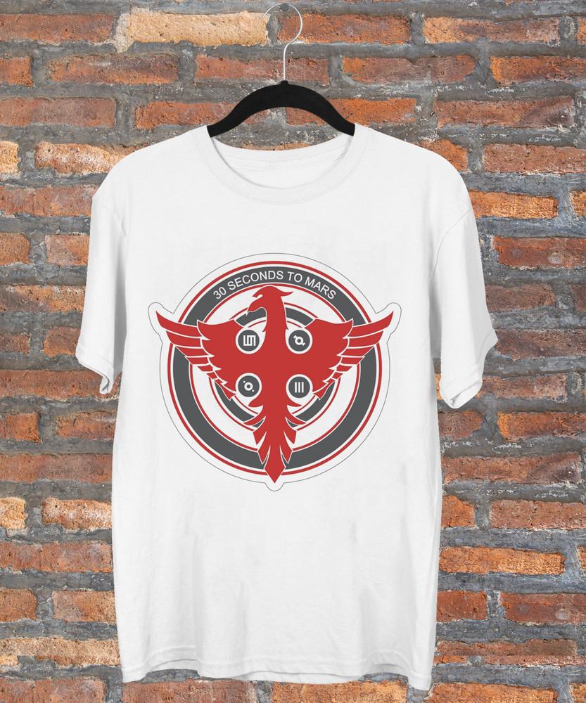 Футболка унисекс 30 Seconds To Mars, полный размер S-5XL XL